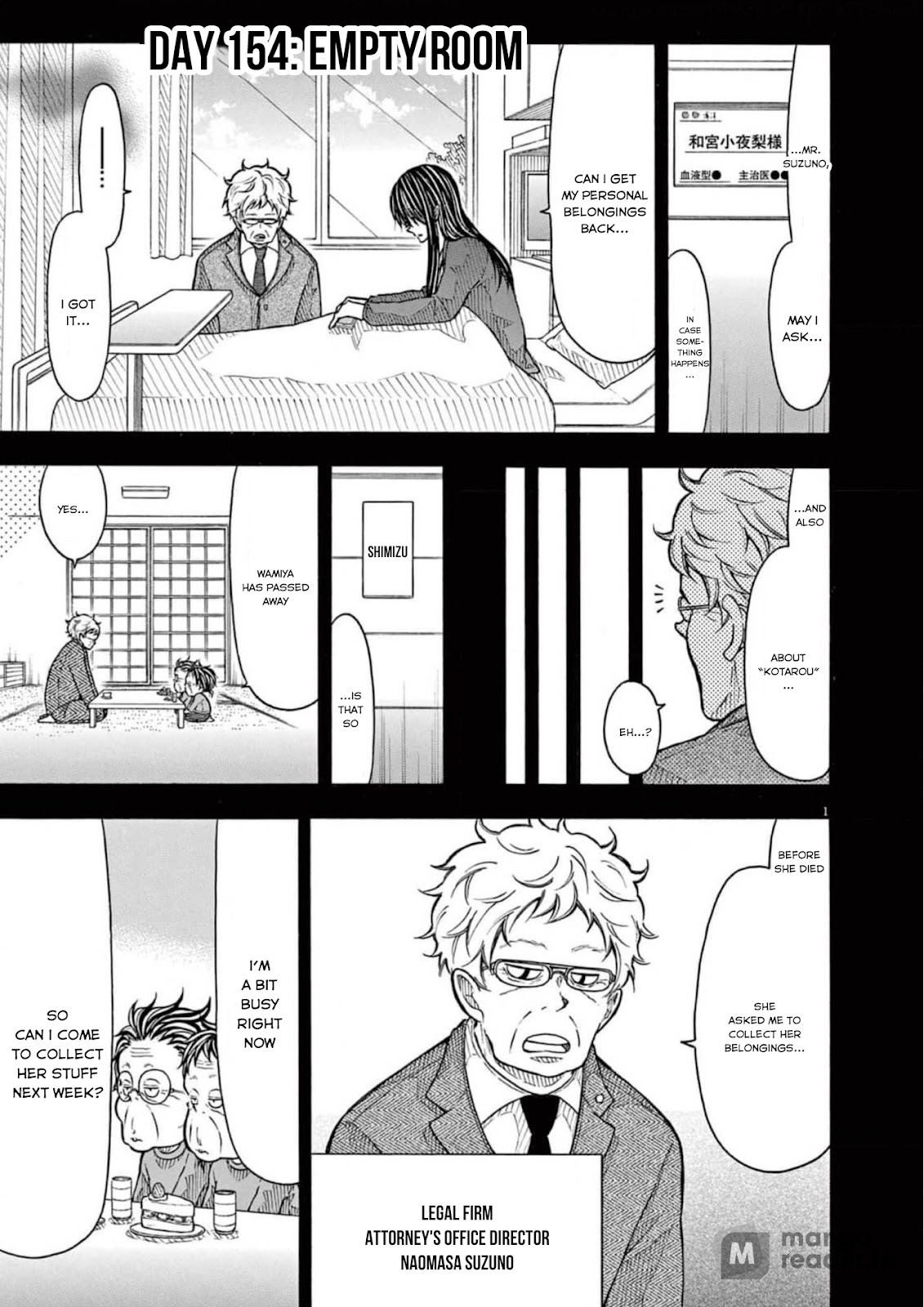 Kotaro Lives Alone, Chapter 154 image 001